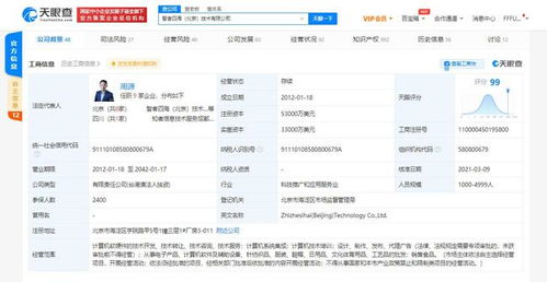 關聯公司注冊資本增至5.3億美元，增幅約10.4%，彰顯網絡技術服務領域強勁增長動能